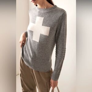 Alps & Meters 100% Cashmere Ski Race Patrol Sweater - Authentic! Quite Luxury